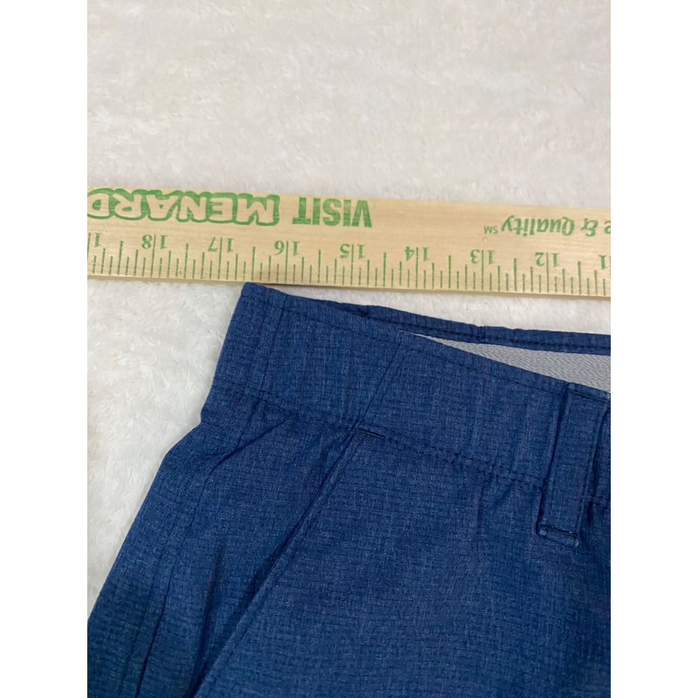 Under Armour HeatGear Mens Golf Shorts Navy Blue Heather Loose Fit Sz 36m Vented - Picture 5 of 8